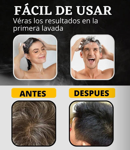 Naturel - Cabello sin canas y brillante por 30 días.