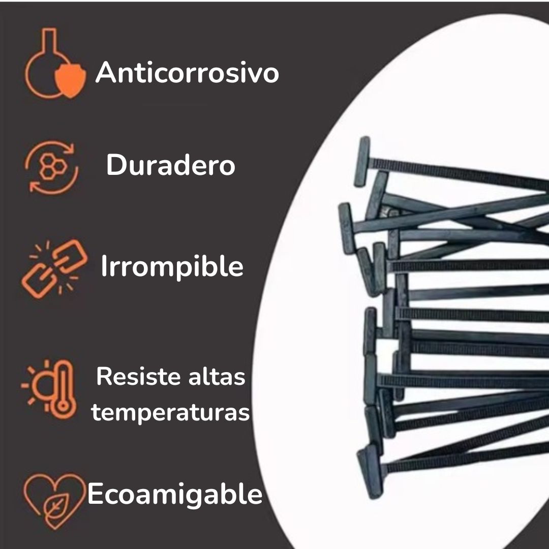 20 Hebillas De Brida Ultra Resistentes - Reemplaza tornillos