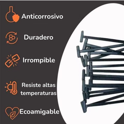 20 Hebillas De Brida Ultra Resistentes - Reemplaza tornillos