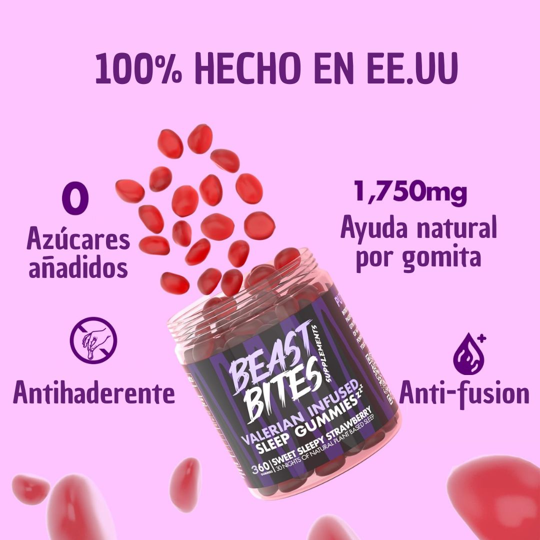Beast Bites Sleep™ Descanso natural / 360 gomitas