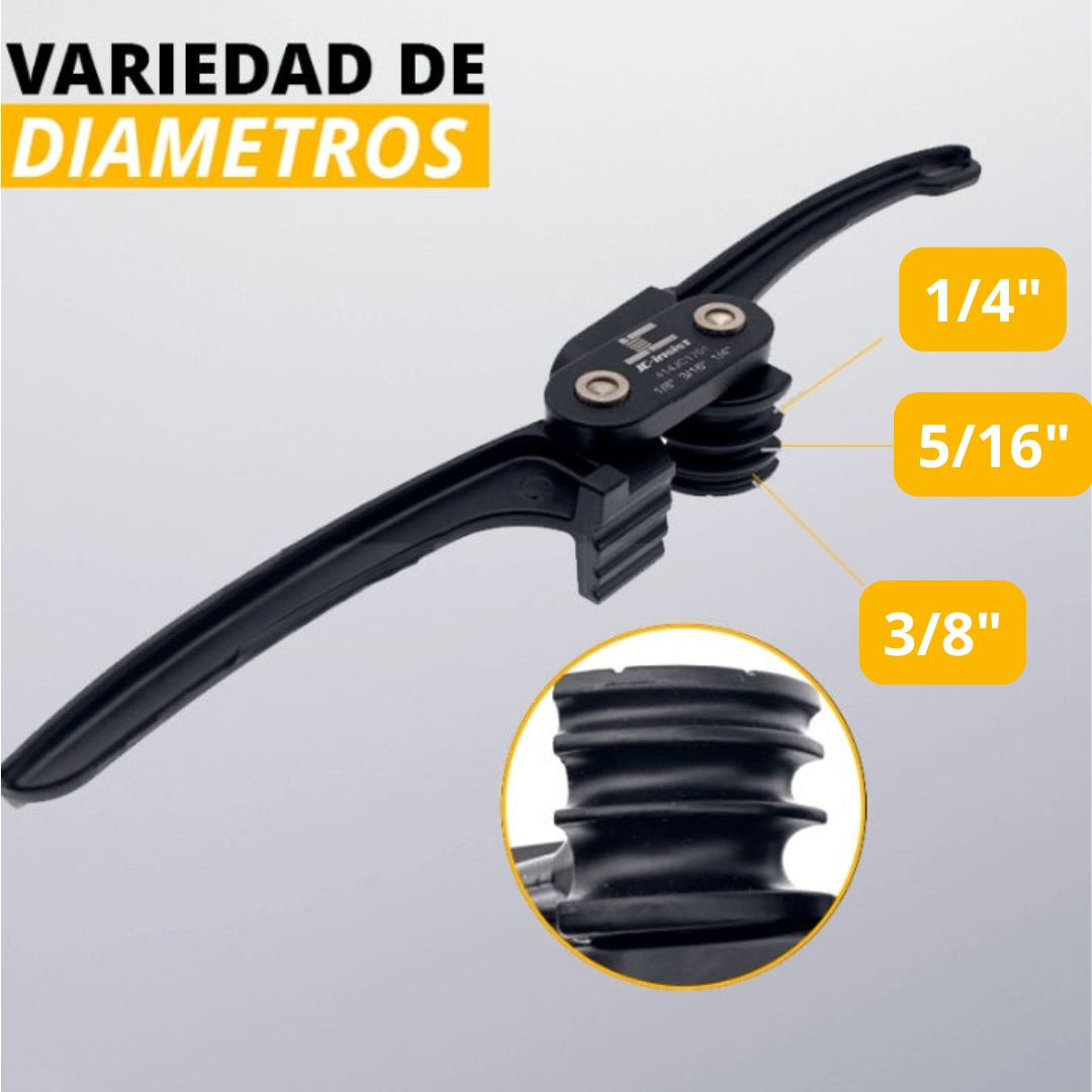 FlexiMaster™ Dobleces profesionales tubos hasta 3/8" y hasta 180° dobla