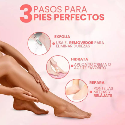 Quita callos recargable