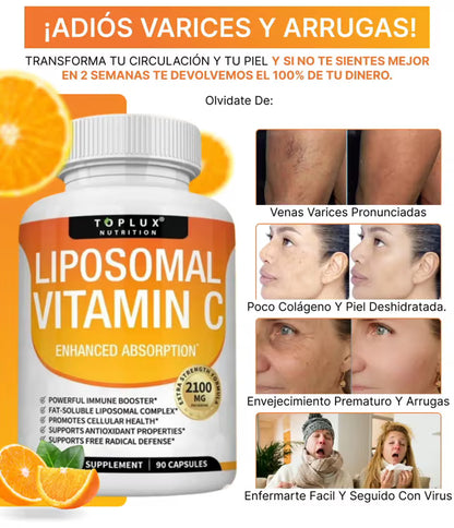 Liposomal con vitamina C - 90 caps