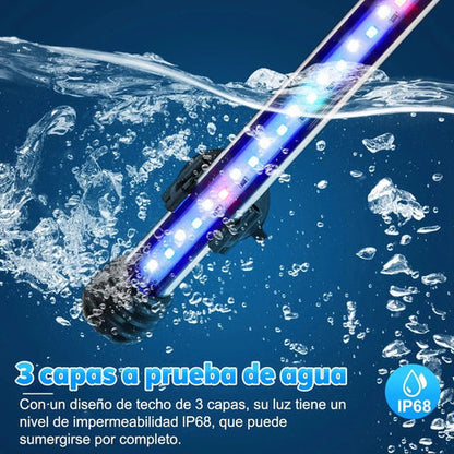 LumiFish™ Lámpara LED de burbujas Sumergible - 31 cm largo