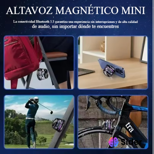 "G200" Altavoz Magnético Bluetooth con Luz RGB