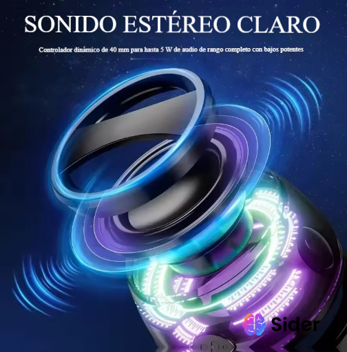 "G200" Altavoz Magnético Bluetooth con Luz RGB